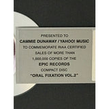 Shakira Oral Fixation Vol. 2 RIAA Platinum Album Award