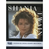 Shania Twain The Woman In Me CRIA 6x Platinum Album Award