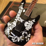 Slayer Jeff Hanneman Las Vegas Raiders Tribute Mini Guitar Replica - Miniatures