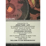 Slipknot debut & Welcome to Our Neighborhood RIAA Platinum Award - Record Award