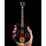 Soundgarden logo Chris Cornell Signature Hollow Body Mini Guitar Replica - Miniatures