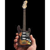 Stevie Ray Vaughan Distressed SRV Custom Fender Strat Mini Guitar Replica - Miniatures