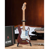 Stevie Ray Vaughan Distressed SRV Lenny Custom Fender Strat Mini Guitar Replica - Miniatures