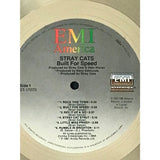 Stray Cats Built For Speed EMI label platinum award to Setzers - Record Award