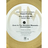 Supertramp Even In The Quietest Moments RIAA Gold LP Award presented to Beatles engineer Geoff Emerick - RARE - Record Award