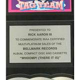 Tag Team Whoomp! (There It Is) Multi-Platinum Single Award - Record Award