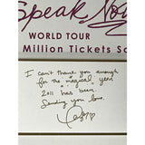 Taylor Swift Speak Now & 2011 Achievements Label Award - Record Award