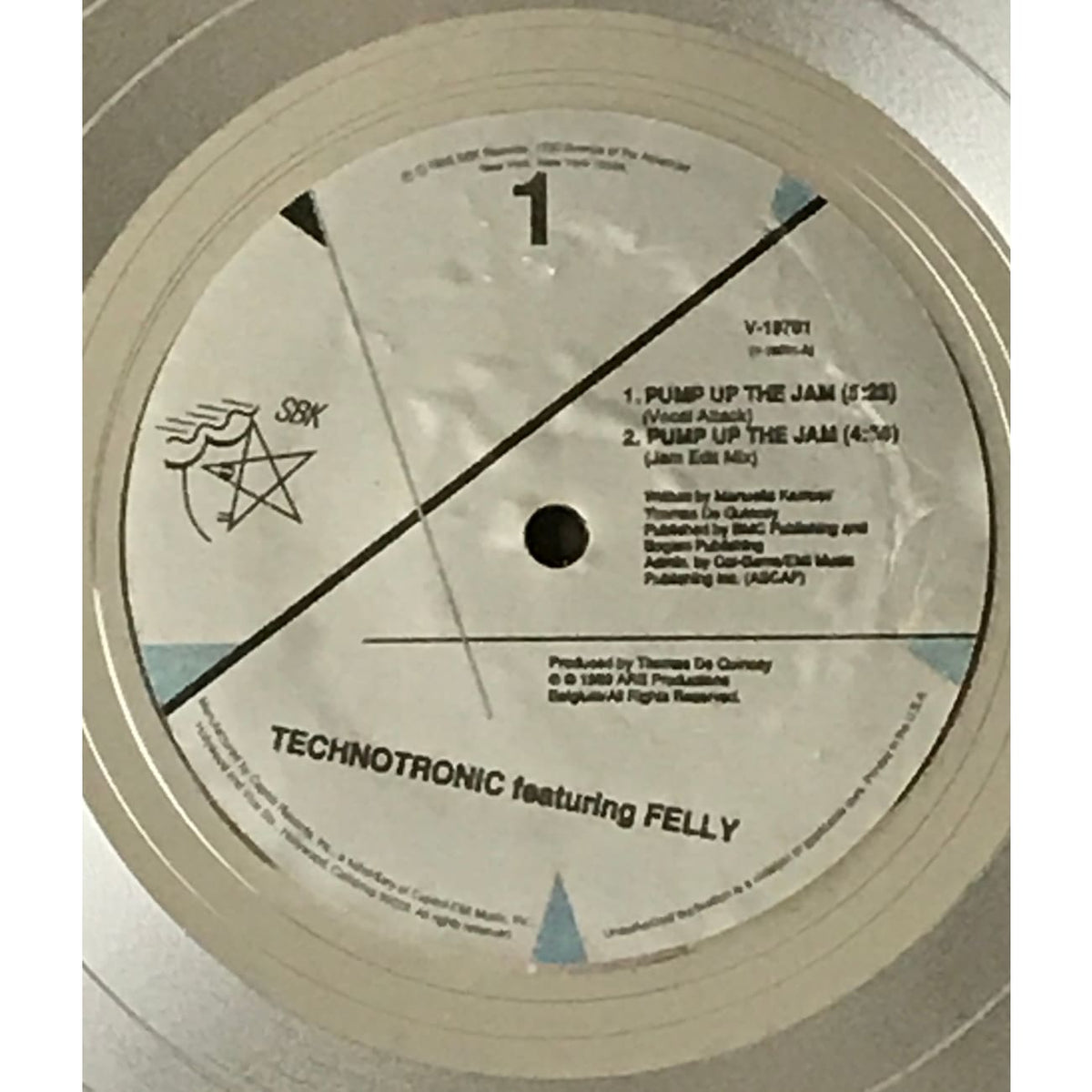 musicgoldmine.com - Technotronic Pump Up The Jam SBK Records