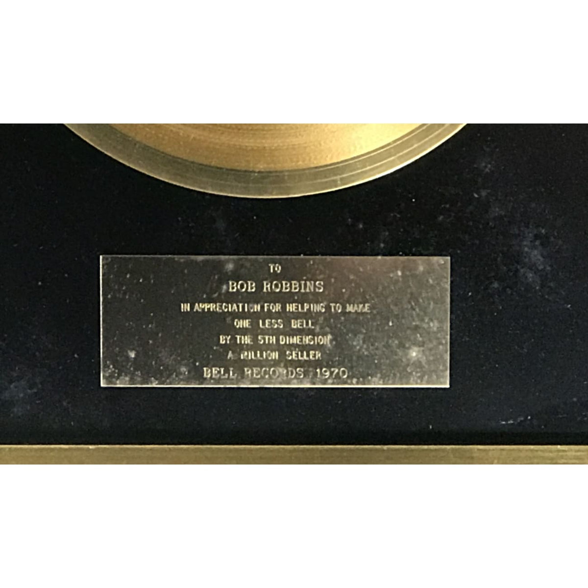 The 5th Dimension "One Less Bell To Answer" 1970 Label Million Seller