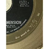 The 5th Dimension Wedding Bell Blues White Matte RIAA Gold 45 Award - RARE