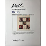 The Cars Candy-O album art proof signed by Ocasek Orr and entire group w/Epperson LOA