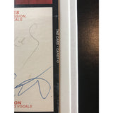 The Cars Candy-O album art proof signed by Ocasek Orr and entire group w/Epperson LOA