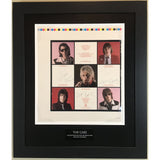 The Cars Candy-O album art proof signed by Ocasek Orr and entire group w/Epperson LOA