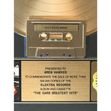 The Cars Greatest Hits RIAA Gold Album Award presented to Greg Hawkes - RARE
