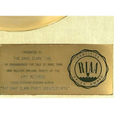 The Dave Clark Five Greatest RIAA Gold LP Award presented to The Dave Clark Five - RARE - Record Award