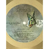 The Doors Absolutely Live! RIAA Gold LP Award presented to Jim Morrison - RARE - Record Award