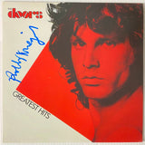 The Doors Greatest Hits LP signed by Robbie Krieger w/BAS COA - Music Memorabilia