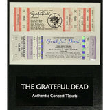 The Grateful Dead Vintage Ticket Collage - Music Memorabilia Collage