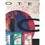The Hooters Signed Poster & Pass Collage - Music Memorabilia Collage