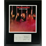 The Runaways Genuine 1977 Ticket Collage - Music Memorabilia