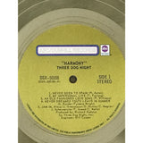 Three Dog Night Harmony 1973 Label Award presented to Three Dog Night - Record Award
