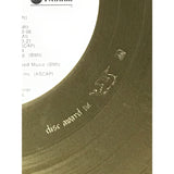 Three Dog Night White Matte RIAA Gold LP Award - RARE