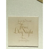 Three Dog Night White Matte RIAA Gold LP Award - RARE