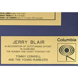 Tommy Conwell & the Young Rumblers I’m Not Your Man #1 Award - Record Award