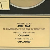 Tony Bennett MTV Unplugged RIAA Gold Album Award