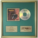 Trooper The Last Of The Gypsies CRIA Gold Album Award - Record Award