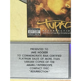 Tupac: Resurrection RIAA Platinum Album Award