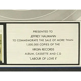 UB40 Labour Of Love II RIAA Platinum LP Award - Record Award