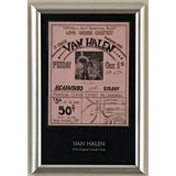 Van Halen 1976 Original Concert Flyer