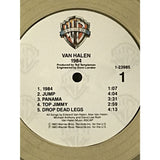 Van Halen 1984 RIAA Gold Album Award - Record Award