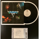 Van Halen Contract Collage Signed By Eddie Alex Roth & Anthony - BAS COA - Music Memorabilia Collage