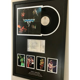 Van Halen Contract Collage Signed By Eddie Alex Roth & Anthony - BAS COA - Music Memorabilia Collage