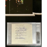 Van Halen Contract Collage Signed By Eddie Alex Roth & Anthony - BAS COA - Music Memorabilia Collage