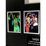 Van Halen Contract Collage Signed By Eddie Alex Roth & Anthony - BAS COA - Music Memorabilia Collage