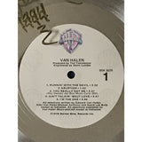 Van Halen debut RIAA Platinum LP Award signed by David Lee Roth w/Epperson LOA - RARE - Record Award