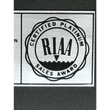 Van Halen Fair Warning RIAA Platinum Album Award - Record Award