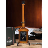 Van Halen Michael Anthony Jack Daniels Bass Mini Guitar Replica - Miniatures
