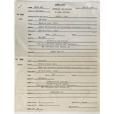 Van Halen Original Acetate for Beautiful Girls (1979) with production notes - RARE
