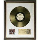 War Live White Matte RIAA Gold LP Award - RARE