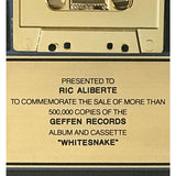 Whitesnake (1987) RIAA Gold Album Award - Record Award