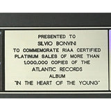 Winger In The Heart Of The Young RIAA Platinum Album Award - Record Award
