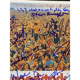 Woodstock Poster & Ticket Collage Signed By 21 Acts w/Epperson LOA