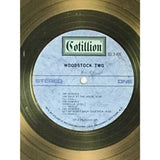 Woodstock Two White Matte RIAA Gold LP Award - RARE