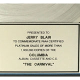 Wyclef Jean Presents The Carnival RIAA Platinum Album Award - Record Award
