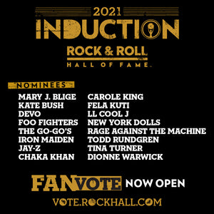 Rock & Roll Hall of Fame Announces 2021 Nominees