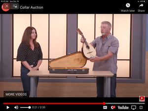 Rolling Stones Bill Wyman Mandolin Featured On TV's "Blue Collar Auctions"